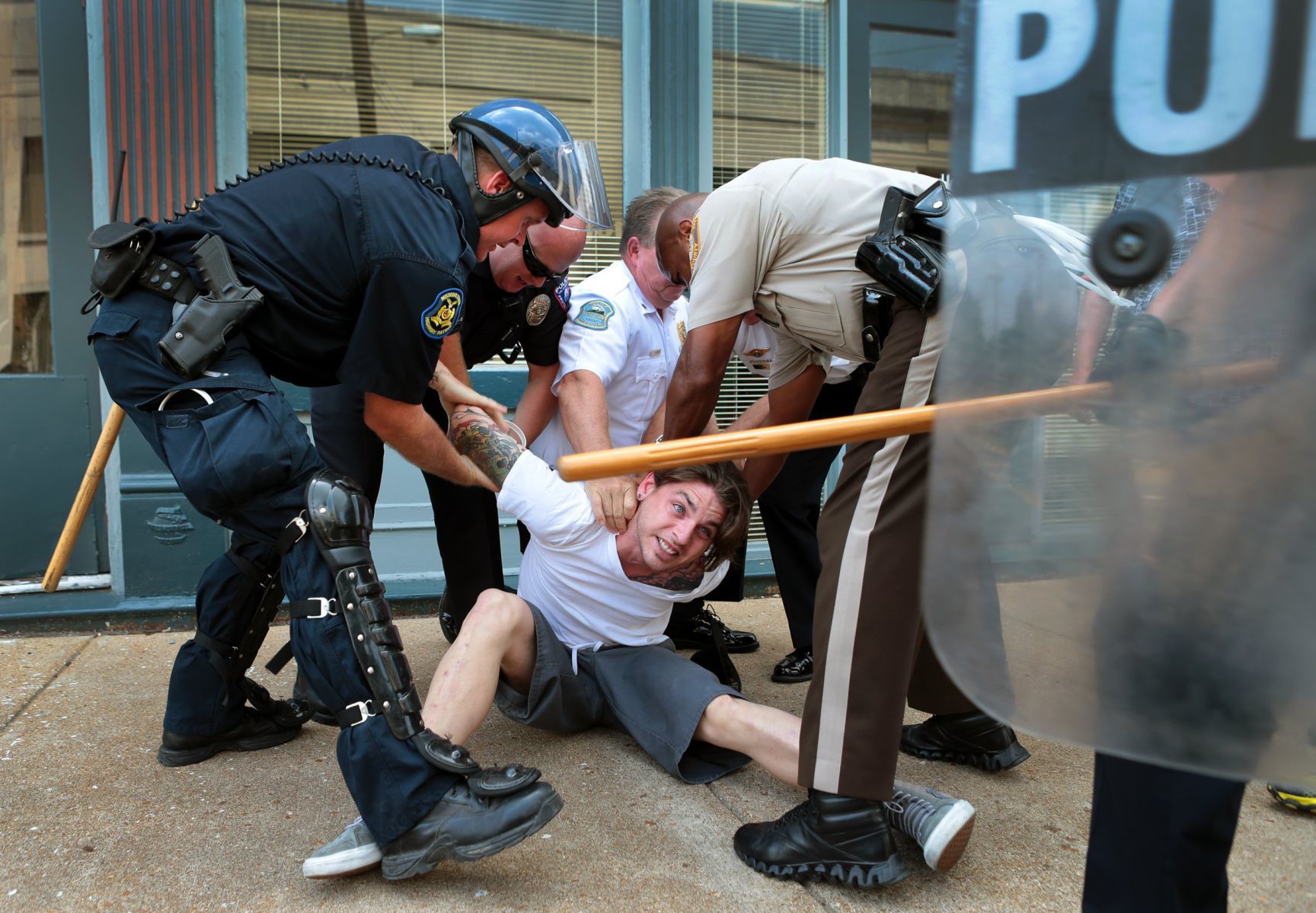 Protests, arrests in Ferguson